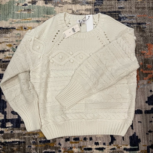 NWT Anthropologie Cable-Knit Sweater - Picture 6 of 7